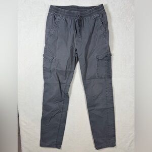 Prana Men’s Medium Charcoal Cargo Pants Performance Stretch Waist Pants